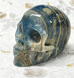 Skull - Blue Onyx