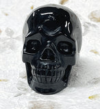 Skull -Black Obsidian