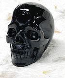 Skull -Black Obsidian
