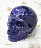 Skull - Indigo Fluorite