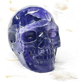 Skull - Indigo Fluorite