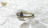 Ring Vermeil - YG - Iolite
