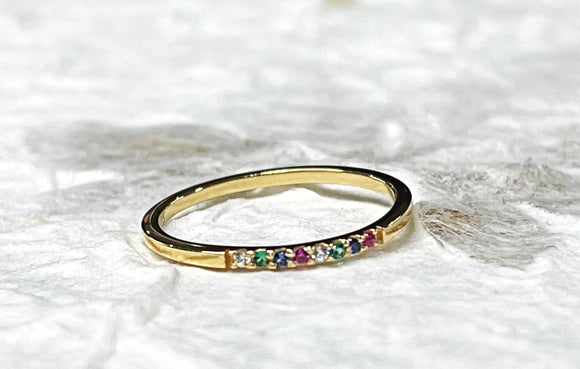 Ring Vermeil - YG - Family