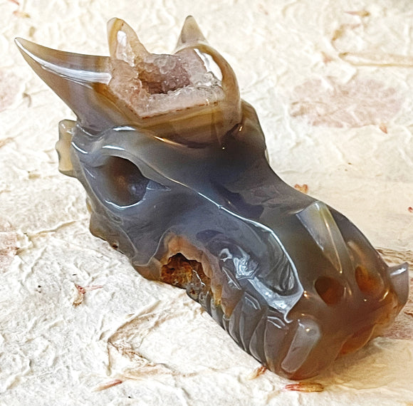 Skull - Geode Dragon Medium