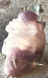 Skull -  Purple Fluorite with Scorpion