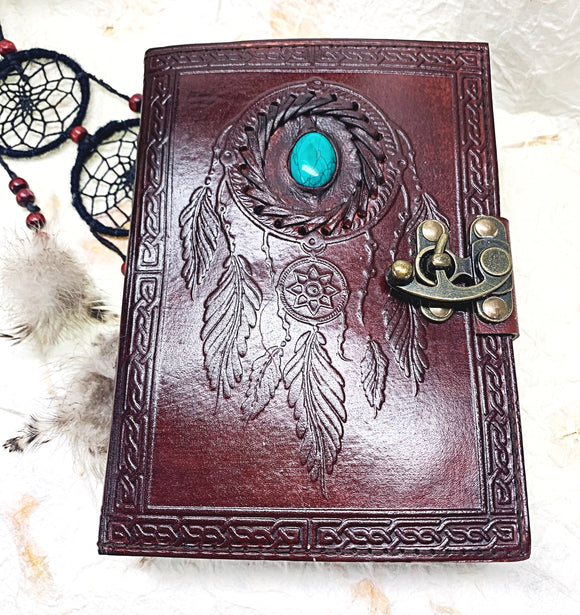 Leather Journal - Dream Catcher