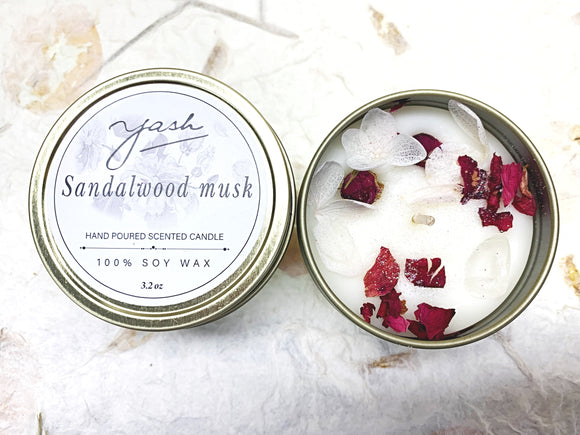 Soy Wax Candles - Sandalwood Musk