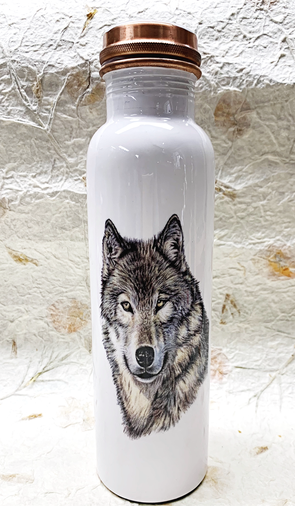 Copper Bottles - Wolf