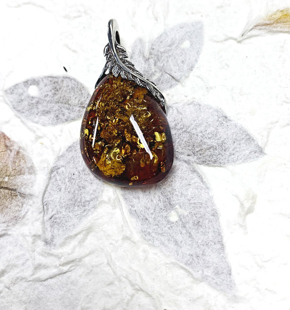 Amber Pendant - AMB- P6