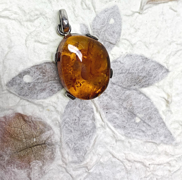 Amber Pendant - AMB- P19