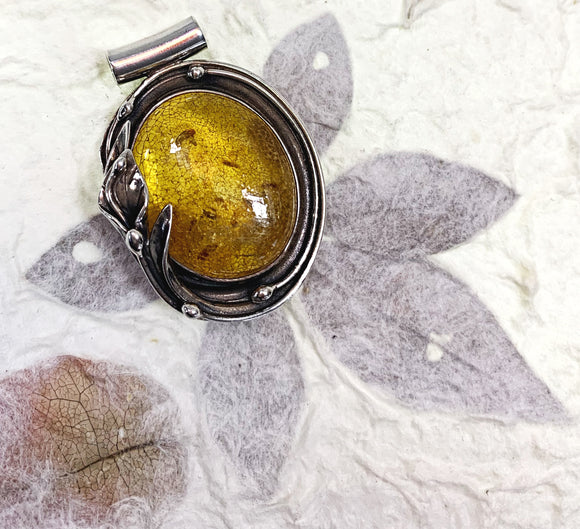 Amber Pendant - AMB- P12