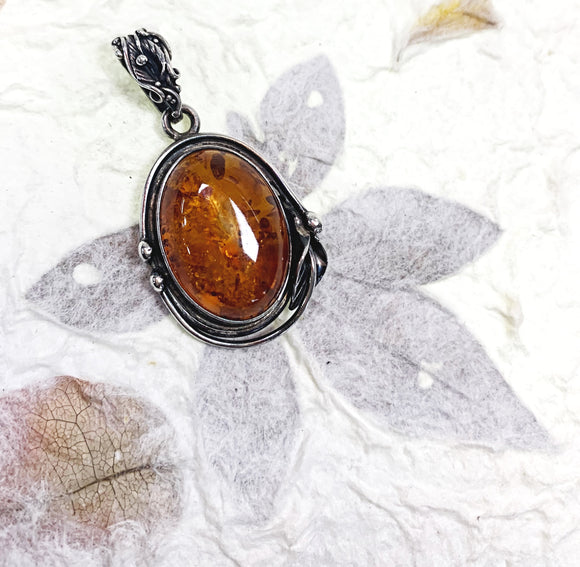 Amber Pendant - AMB- P13