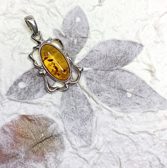 Amber Pendant - AMB- P9