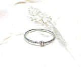 Ring Vermeil - WG - Rose