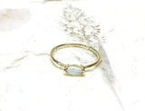 Ring Vermeil - YG - Oval