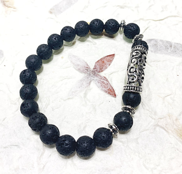 Bracelet - Lava Beads