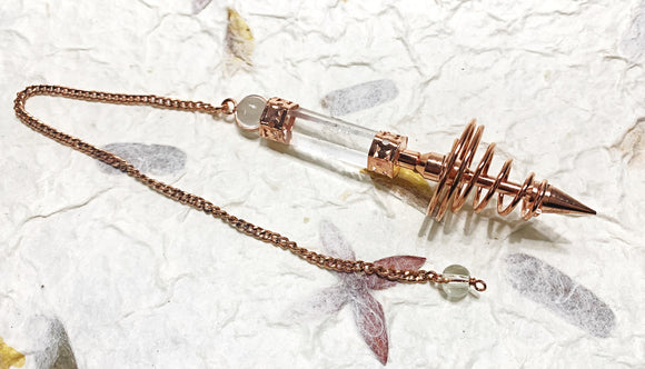 Pendulum - Copper with Crystal