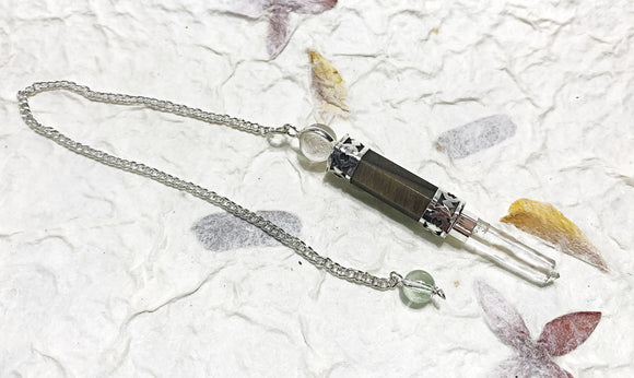 Pendulum - Agate with Crystal