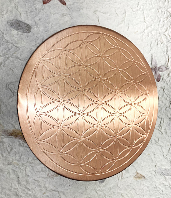 Copper Grid – Flower of Life