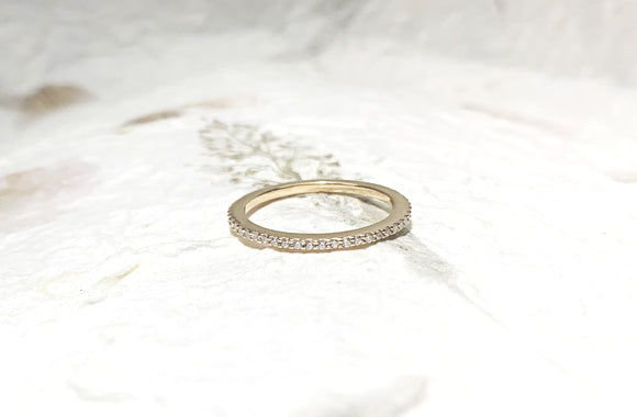 Ring Vermeil - YG - Princess