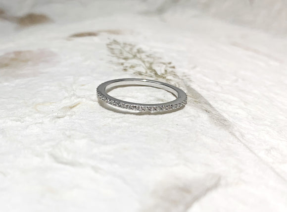 Ring Vermeil - WG - Princess