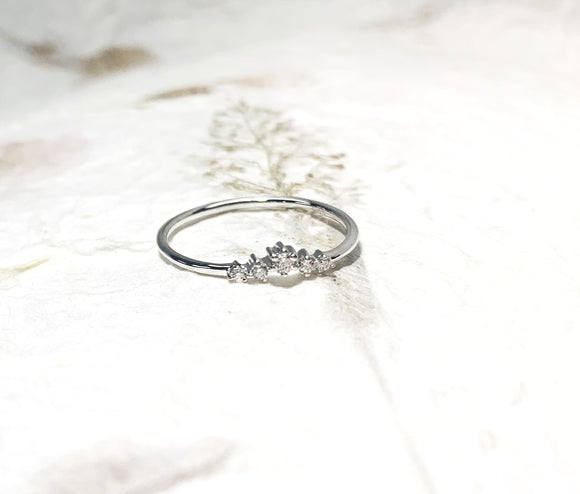 Ring Vermeil - WG - Crown