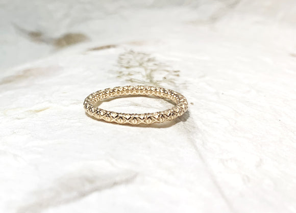 Ring Vermeil - YG - Intertwined