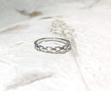 Ring Vermeil - WG - Link