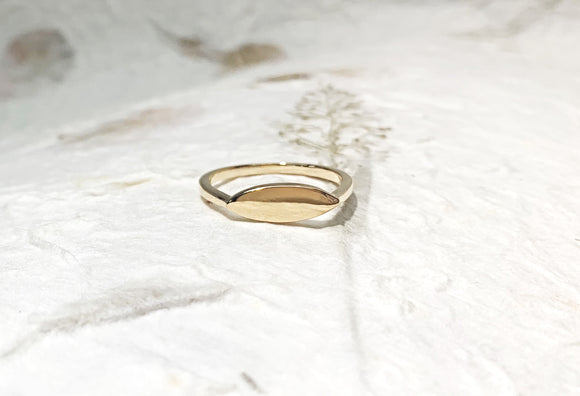 Ring Vermeil - YG - Signet (C)