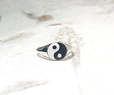 Ring Vermeil - WG - Yin Yang