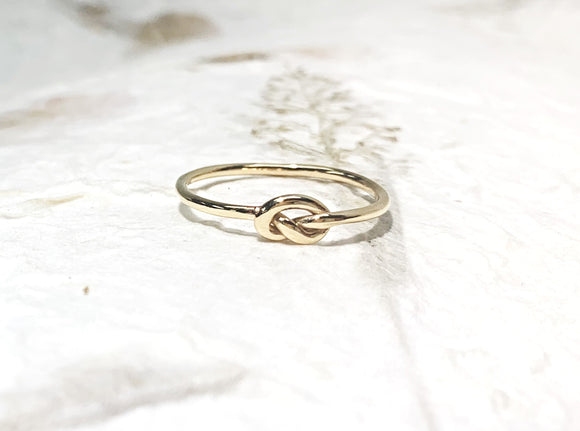 Ring Vermeil - YG  Knot