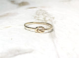 Ring Vermeil - YG  Knot
