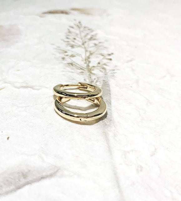 Ear Ring Vermeil - YG Hoop Thin