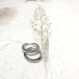 Ear Ring Vermeil - WG Hoop Thin