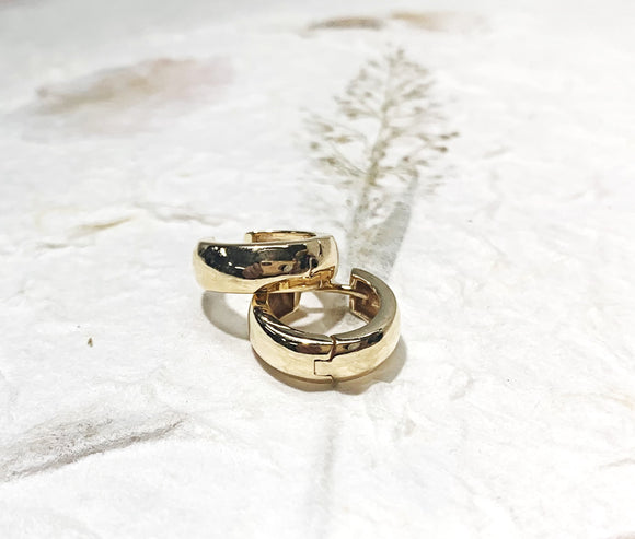 Ear Ring Vermeil - YG Hoop Thick