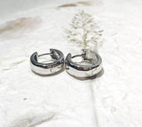 Ear Ring Vermeil - WG Hoop Thick