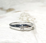 Ring Vermeil - WG - Star