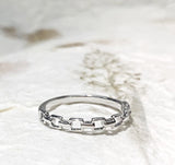 Ring Vermeil - WG - Link