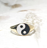 Ring Vermeil - YG - Yin Yang