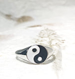 Ring Vermeil - WG - Yin Yang