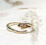 Ring Vermeil - YG  Snake