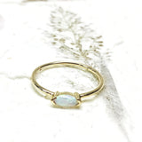 Ring Vermeil - YG - Oval