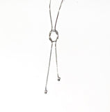 Chains Necklace – Sterling Silver BOW - CO 47