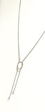 Chains Necklace – Sterling Silver BOW - CO 47