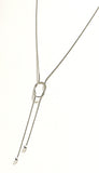 Chains Necklace – Sterling Silver BOW - CO 47
