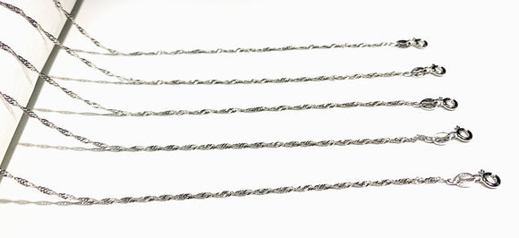 Chains Necklace – Sterling Silver  STW - GP 25