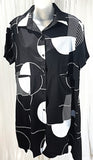 Dress w/collar and Pockets - Black -A 21669-2