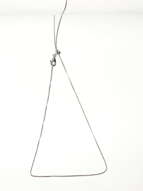 Chains Necklace – Sterling Silver BX ADJ - KV 15